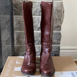 Naturalizer All Leather Wide Calf Boots
